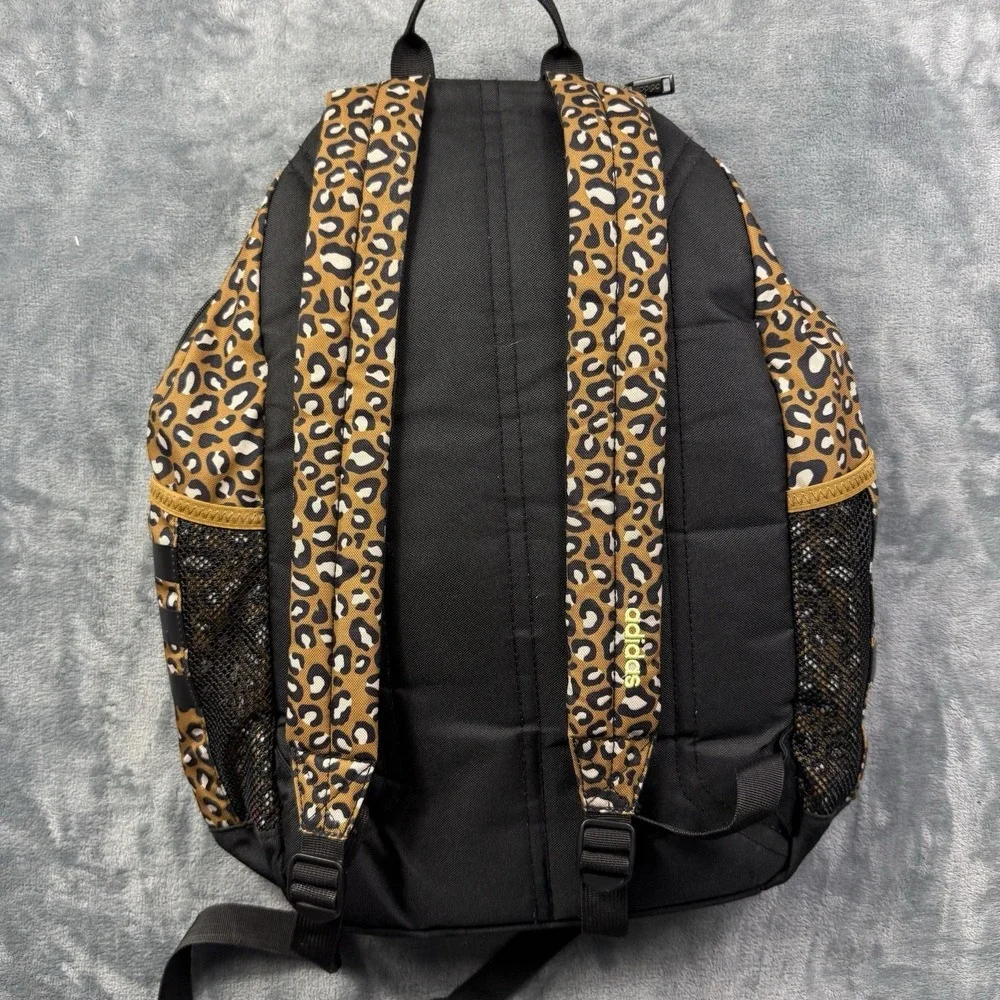 Adidas Classic 3 Stripes Cheetah Print Backpack Large